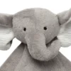 Lambs & Ivy Gray Elephant Soft Baby/Child/Toddler Plush Lovey Security Blanket