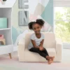 Delta Children Kids' Cozee Flip-Out Sherpa 2-in-1 Convertible Chair