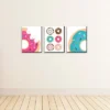 Big Dot Of Happiness Donut Worry, Let's Party - Doughnut Kitchen Wall Art, Nursery Decor & Restaurant Decorations - 7.5 X 10 Inches - Set Of 3 Prints