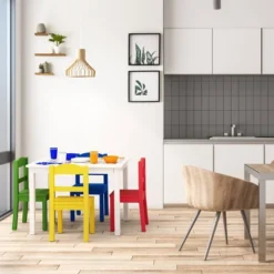 5pc Kids' Wood Table And Chair Set - Humble Crew -Babyletto Store GUEST 4a251ecb 2498 4e6b 90d9 4f4aa92ffebf