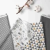 Bacati - Woodlands Forest Animals Beige/Grey 3 Pc Crib Bedding Set