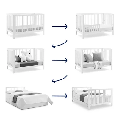 BabyGap By Delta Children Charlie 6-in-1 Convertible Crib - Greenguard Gold Certified 3 BabyGap By Delta Children Charlie 6-in-1 Convertible Crib - Greenguard Gold Certified - Image 3