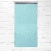 Bacati - Herringbone Aqua Muslin 3 Pc Toddler Bed Sheet Set 100 Pecent Cotton