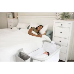 Baby Delight Beside Me Dreamer Deluxe Bassinet And Bedside Sleeper - Quilted Pebble Gray -Babyletto Store GUEST 50884705 3113 48ac 87b1 6eb0aaffe18e