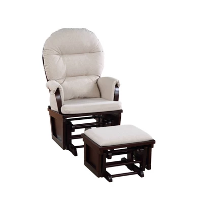 Suite Bebe Mason Glider & Ottoman - Espresso/Latte 2 Suite Bebe Mason Glider & Ottoman - Espresso/Latte - Image 2