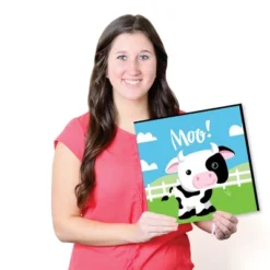 Big Dot Of Happiness Farm Animals - Barnyard Kids Home Decor - 11 X 11 Inches Nursery Wall Art - Set Of 4 Prints For Baby's Room -Babyletto Store GUEST 520ece00 8613 486c b774 30d95ab42b88