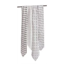 Bacati - LOVE Muslin Swaddling Blankets Set Of 4, Black/White -Babyletto Store GUEST 5420f6af 8303 4371 80c1 427bbec11f57