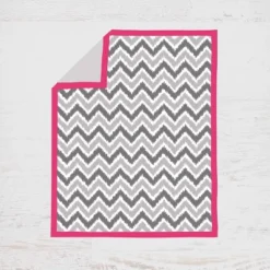 Bacati - Ikat Dots Leopard Pink Grey Girls 10 Pc Crib Set With 2 Crib Fitted Sheets 4 Muslin Swaddling Blankets -Babyletto Store GUEST 54e290e8 cc45 4a83 9d96 d06b88c28eb4 1