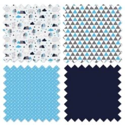 Bacati - Woodlands Forest Animals Aqua/Navy/Grey 10 Pc Crib Bedding Set With 2 Crib Fitted Sheets -Babyletto Store GUEST 55230119 1b3f 4d48 b9ac ddc5da119ff1 1