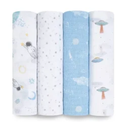 Aden + Anais Essentials Muslin Swaddle Blankets - 4pk -Babyletto Store GUEST 58f07c3a f6f5 46f9 a098 99c90a91d5fc