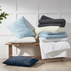 Luxury 100% Cotton Quilt Set, Hand-Quilted, Pre-Softened, Diamond Pattern By California Design Den -Babyletto Store GUEST 59f07ac9 a2c4 4c3f bd69 5a721c85d8d8