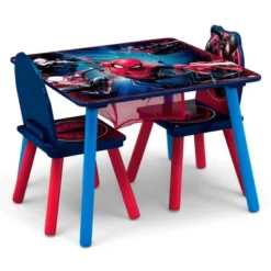 Delta Children Spider-Man Kids' Table And Chair Set With Storage (2 Chairs Included) - Greenguard Gold Certified - 3ct -Babyletto Store GUEST 5bc9193f e81e 4aa4 93ec 8d8bd63b93d0
