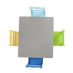 5pc Kids' Wood Table And Chair Set Green/Blue/Gray - Humble Crew -Babyletto Store GUEST 5da43338 4eb9 4396 ba3e af72b167dd9d