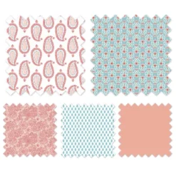Bacati - Sophia Paisley Aqua Coral 3 Pc Toddler Bedding Sheet Set -Babyletto Store GUEST 5e2f685f 7de9 4090 88ff 5f0c4b207fc1