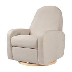 Babyletto Nami Electronic Recliner And Swivel Glider With USB Port And Light Wood Base -Babyletto Store GUEST 5f8fab11 292c 4f1f b9b9 1606d7b9e20b