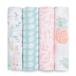 Aden + Anais Essentials Muslin Swaddle Blankets - 4pk -Babyletto Store GUEST 669a021c 12e9 4d12 a3cb 207c166967d9