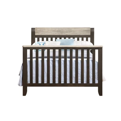 Suite Bebe Hayes 4-in-1 Convertible Crib - Coffee/Weathered Stone 7 Suite Bebe Hayes 4-in-1 Convertible Crib - Coffee/Weathered Stone - Image 7