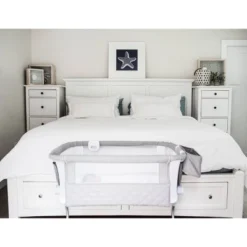 Baby Delight Beside Me Dreamer Deluxe Bassinet And Bedside Sleeper - Quilted Pebble Gray -Babyletto Store GUEST 6e28f9bd 9e15 49eb 8fbb d5a6e39a447d