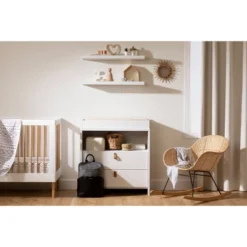 South Shore Balka Rocking Accent Chair - Rattan -Babyletto Store GUEST 7395ea6c 3d9a 445c b973 b3fa3a968740