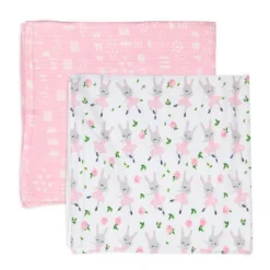 Honest Baby Organic Cotton Muslin Swaddle Blankets - 2pk -Babyletto Store GUEST 74b445e0 3c44 41e7 941d 68ca9cab29ad