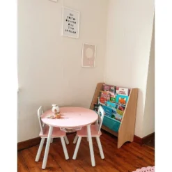 Round Storage Table And Chair Set White/Pink - KidKraft -Babyletto Store GUEST 785643c0 034a 4166 ab98 480abfe050d8