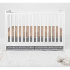 Bacati - Woodlands Forest Animals Beige/Grey 4 Pc Crib Bedding Set With Diaper Caddy -Babyletto Store GUEST 786e49b4 2426 4358 91a7 321d09b4daee