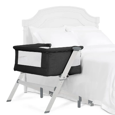 Evolur Stellar Bassinet And Bedside Sleeper - Black 6 Evolur Stellar Bassinet And Bedside Sleeper - Black - Image 6