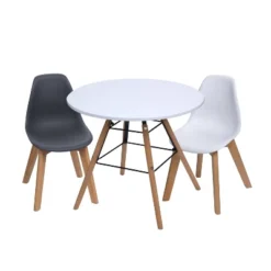 3pc Modern Kids' Round Table And Chair Set - Gift Mark 10 3pc Modern Kids' Round Table And Chair Set - Gift Mark -Babyletto Store GUEST 7da3cabe 46e5 48d1 a945 b8787e7812f7