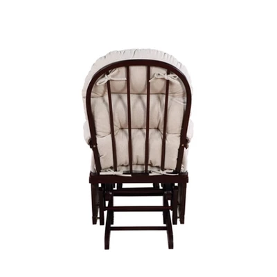 Suite Bebe Mason Glider & Ottoman - Espresso/Latte 4 Suite Bebe Mason Glider & Ottoman - Espresso/Latte - Image 4