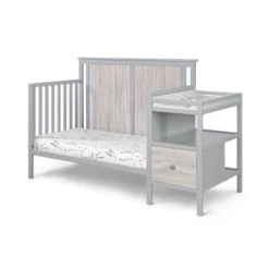 Suite Bebe Connelly 4-in-1 Convertible Crib And Changer Combo - Gray/Rockport Gray -Babyletto Store GUEST 80cc51bd e88f 4330 8605 31629f09832c