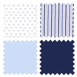 Bacati - Little Sailor Anchor Boat Blue Navy 3 Pc Crib Bedding Set -Babyletto Store GUEST 86a37e40 7a27 4ac5 941a f6ba69defd71 1