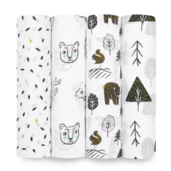 Aden + Anais Essentials Muslin Swaddle Blankets - 4pk -Babyletto Store GUEST 86de4a6c 5cb6 4c46 8233 c29f37878db0