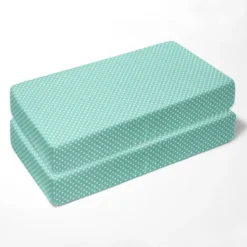 Bacati - Love Gray Mint 10 Pc Crib Bedding Set With 2 Crib Fitted Sheets -Babyletto Store GUEST 88020e06 0343 40fb a74d eab6a4c83460