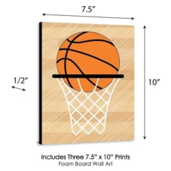 Big Dot Of Happiness Nothin' But Net - Basketball - Sports Themed Nursery Wall Art, Kids Room Decor & Game Room Decor - 7.5 X 10 Inches - 3 Prints -Babyletto Store GUEST 897e4881 fd2a 4791 9d3f becc9a846041
