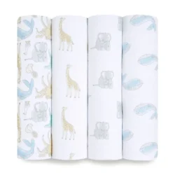 Aden + Anais Essentials Muslin Swaddle Blankets - 4pk -Babyletto Store GUEST 8acf4889 fefb 4149 99e6 201e57f629c4