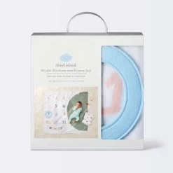 Milestone Swaddle Baby Blanket With Felt Frame - Multi Dot - Cloud Island™ -Babyletto Store GUEST 8c096126 8812 459b 8062 41ddfc8120be