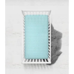 Bacati - Liam Aqua/Orange/Navy Triangles Muslin 4 Pc Toddler Bedding Set -Babyletto Store GUEST 8d12ca73 c9c4 4a89 9108 9d84b470499c