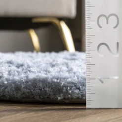 NuLOOM Hand Tufted Double Pelt Faux Sheepskin Area Rug, Shaped 2' X 6', Baby Blue -Babyletto Store GUEST 8d5fb5af a073 4d4e ac01 4f94d3ed9aab