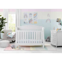Delta Children Lancaster 4-in-1 Convertible Crib - Bianca White -Babyletto Store GUEST 8f53e83e 64ce 47fe 8582 8d7765712ad8