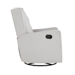 Suite Bebe Bryton Gliding Swivel Recliner Accent Chair - Tufted - Woven Gray Fabric -Babyletto Store GUEST 8f762384 4460 43af 9f9f fe2ed5ed5681