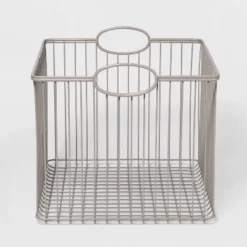 Wire Stackable Kids' Storage Basket Gray - Pillowfort™ -Babyletto Store GUEST 91087446 1ff9 4ec6 914c 45ee8beec810