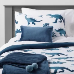 Dinosaur Value Multi-Piece Kids' Bedding Set Watercolor Blue - Pillowfort™ -Babyletto Store GUEST 9128ccb2 d273 41da 9dc7 1462ee1229f5