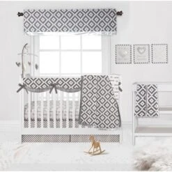 Bacati - Love Grey/Silver Musical Mobile -Babyletto Store GUEST 91b3d96d 9a9b 4c3d b1bf b72242ae357d