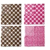 Bacati - Ikat Pink/Chocolate Swaddling Muslin Blankets Set Of 4