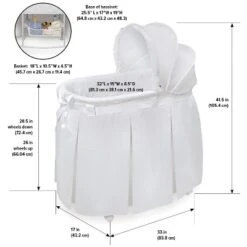 Badger Basket Wishes Oval Bassinet 20 Badger Basket Wishes Oval Bassinet -Babyletto Store GUEST 93c53299 52e8 4c1a bd01 ffda9196a410