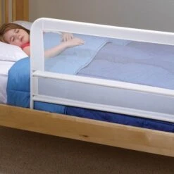 KidCo Mesh And Steel Double Pack Telescopic Toddler Child Bed Rail Guard, White -Babyletto Store GUEST 93dc518c 68fe 4e03 8840 3b45e56bf939