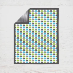 Bacati - Elephants Aqua/Lime/Gray 4 Pc Crib Bedding Set With Diaper Caddy -Babyletto Store GUEST 94bd24cc 731e 4a9d 9c56 851b6260c99d