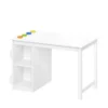 Kids' Art Activity Table With Storage And 2 Bonus Magnetic Display Bars White - RiverRidge Home