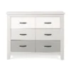 Child Craft Long Beach 6-Drawer Dresser - Seascape Gray
