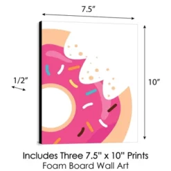 Big Dot Of Happiness Donut Worry, Let's Party - Doughnut Kitchen Wall Art, Nursery Decor & Restaurant Decorations - 7.5 X 10 Inches - Set Of 3 Prints -Babyletto Store GUEST 999abff9 c627 4a07 a6cf 7892390f3cbd